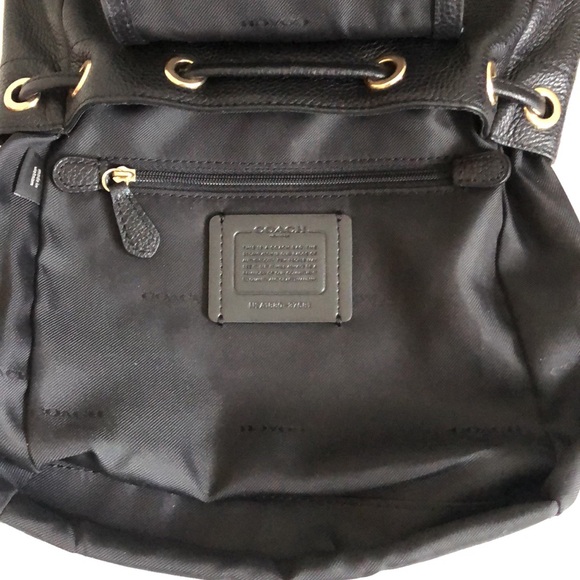 Coach Leather Backpack - Picture 8 of 10